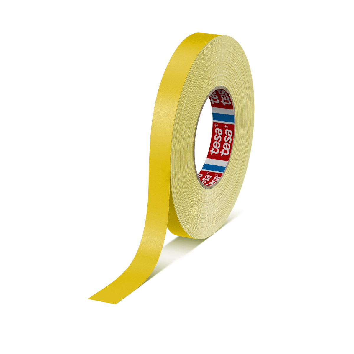 Tesa Tesa 4651 Cloth Tape, 50 m x 19mm, Yellow, Acrylic Coated Finish
