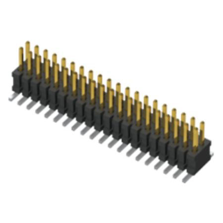 Samtec FTSH Series Vertical Through Hole Pin Header, 50 Contact(s), 1.27 mm Pitch, 2 Row, Unshrouded