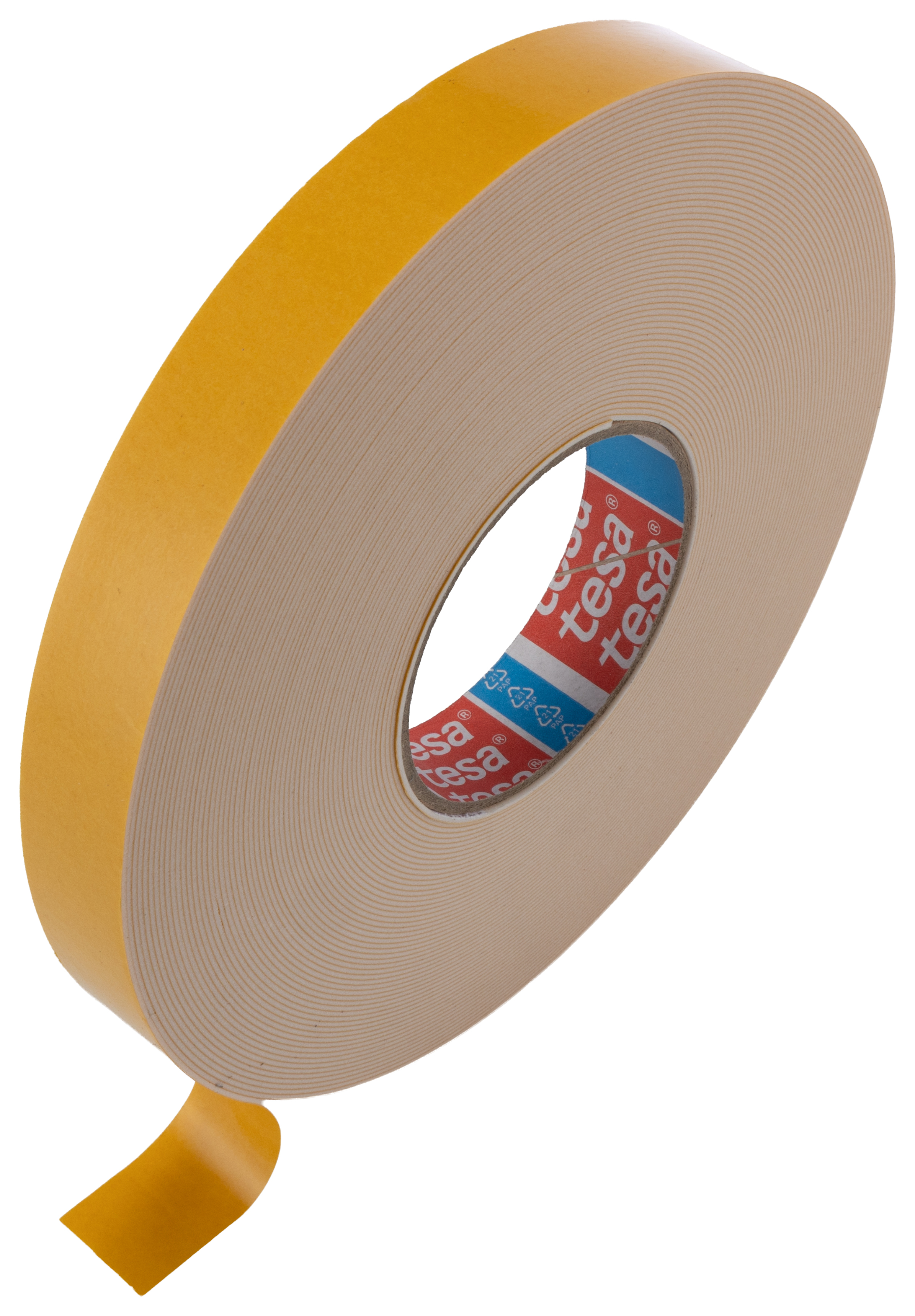 Tesa 4957 Tesa 4957 White Adhesive Foam Tape, 25mm x 25 m, 1100 μm Thick