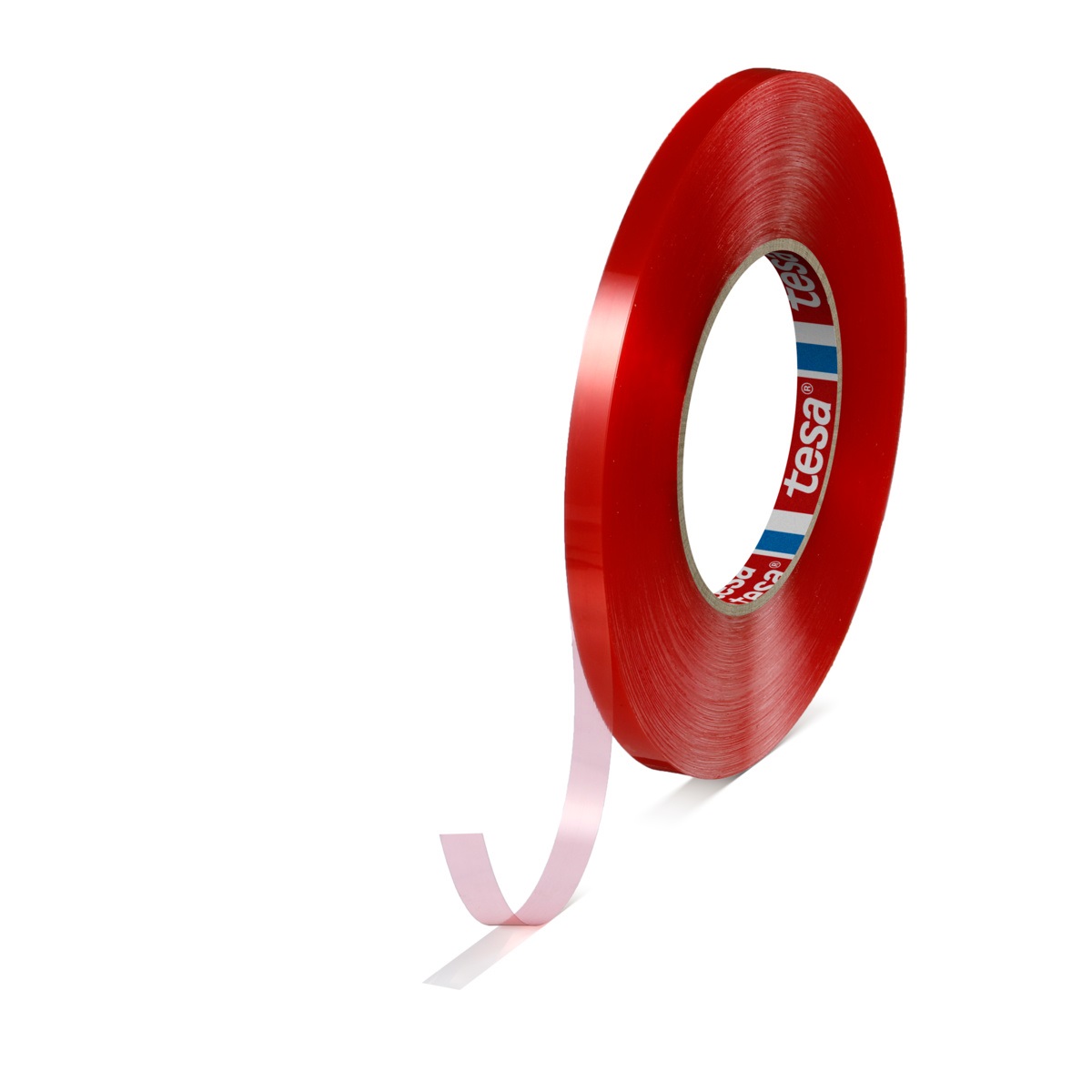 Tesa Transparent Double Sided Adhesive Tape, 50 m x 9mm x 205 μm