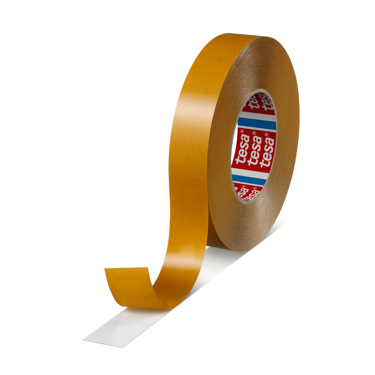 Tesa 04970-00152-00 04970 White Double Sided Tape, 0.225 mm Thick, 16.6N/cm 38N/cm, Polyvinyl Chloride Film Backing,