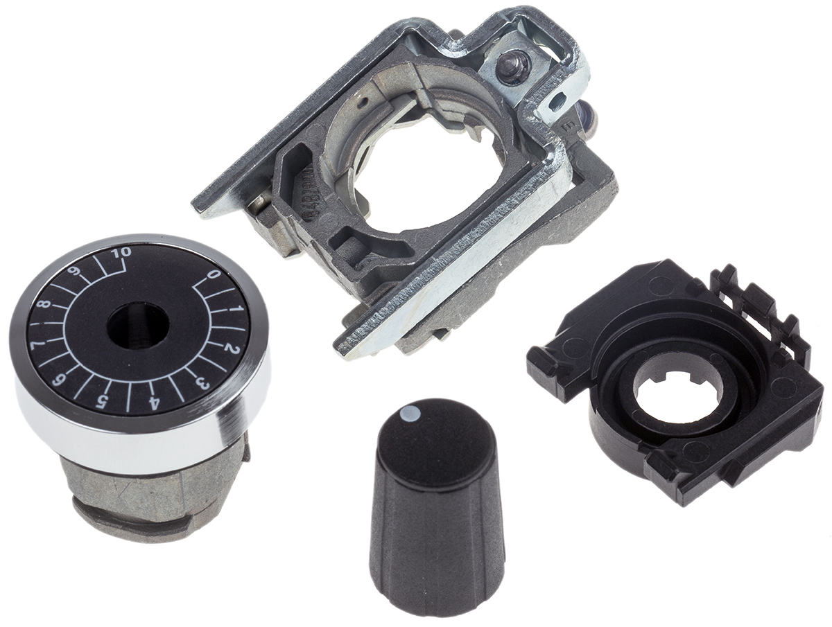 zb4bd922 Schneider Electric Harmony XB4 Series, Black Push Button Head, Potentiometer, 22mm Cutout