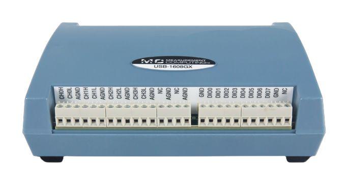 6069-410-010 Digilent MCC USB-1608GX Data Acquisition, 16 SE/8 DIFF Channel(s), USB, 500ksps, 16 bit