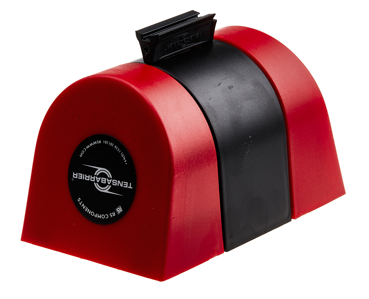 899-9-21-d3 Tensator Red & White Retractable Barrier, 9m, Red, White Tape