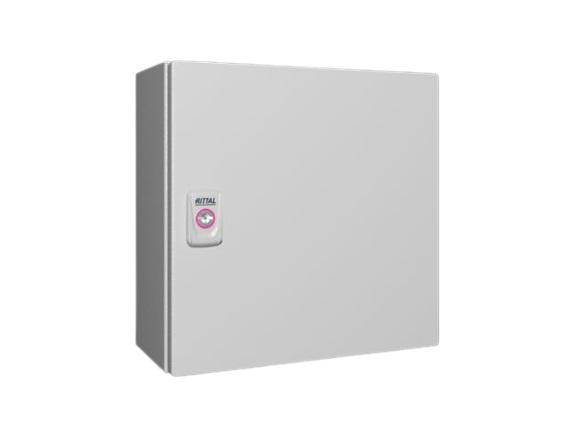 1575000 Rittal Sheet Steel Metal Enclosure, 155mm x 300 mm x 300 mm