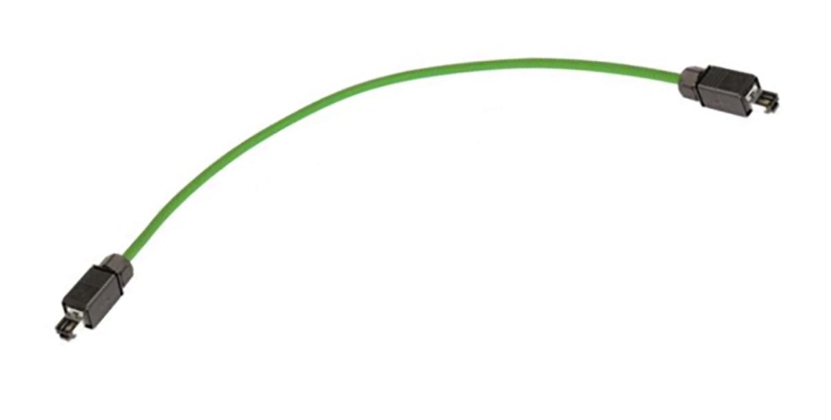 09457451151 HARTING, 10m Cat5, Green RJ45 to Male RJ45 Male, U/FTP Shielded, Terminated PVC Sheath