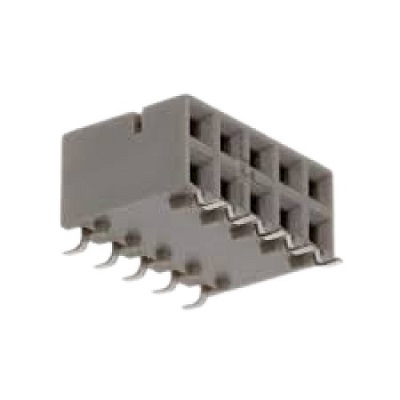 Amphenol Communications Solutions Surface Mount PCB Socket, 10-Contact, 2-Row, 2.54mm Pitch