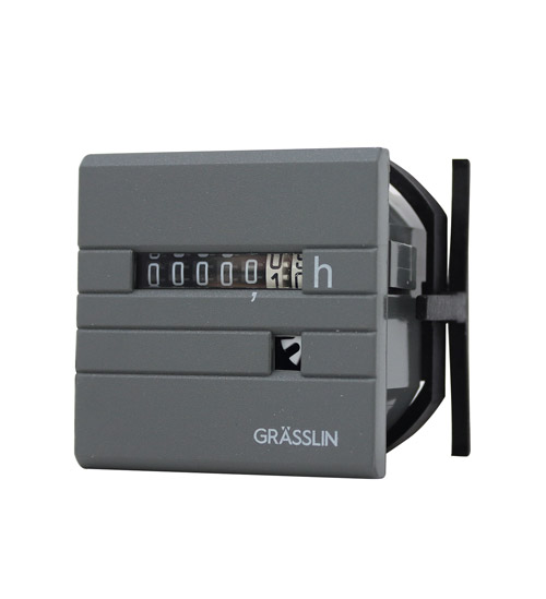 Grasslin Taxxo 112 Hour Meter, 6 Digit Analogue 230V ac