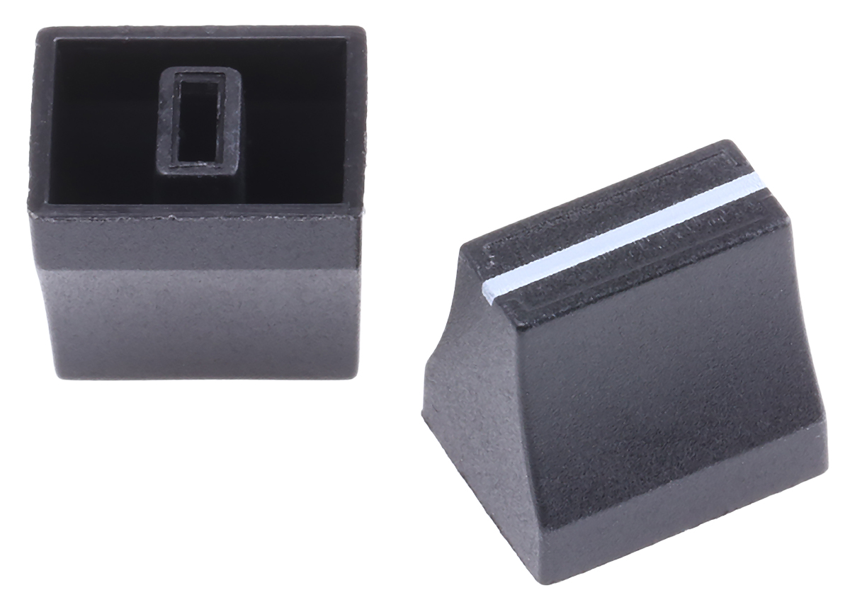 Sifam 11.5 mm Knob Diameter Black Potentiometer Knob for 4 mm Shaft Tang, 05 LK121 04