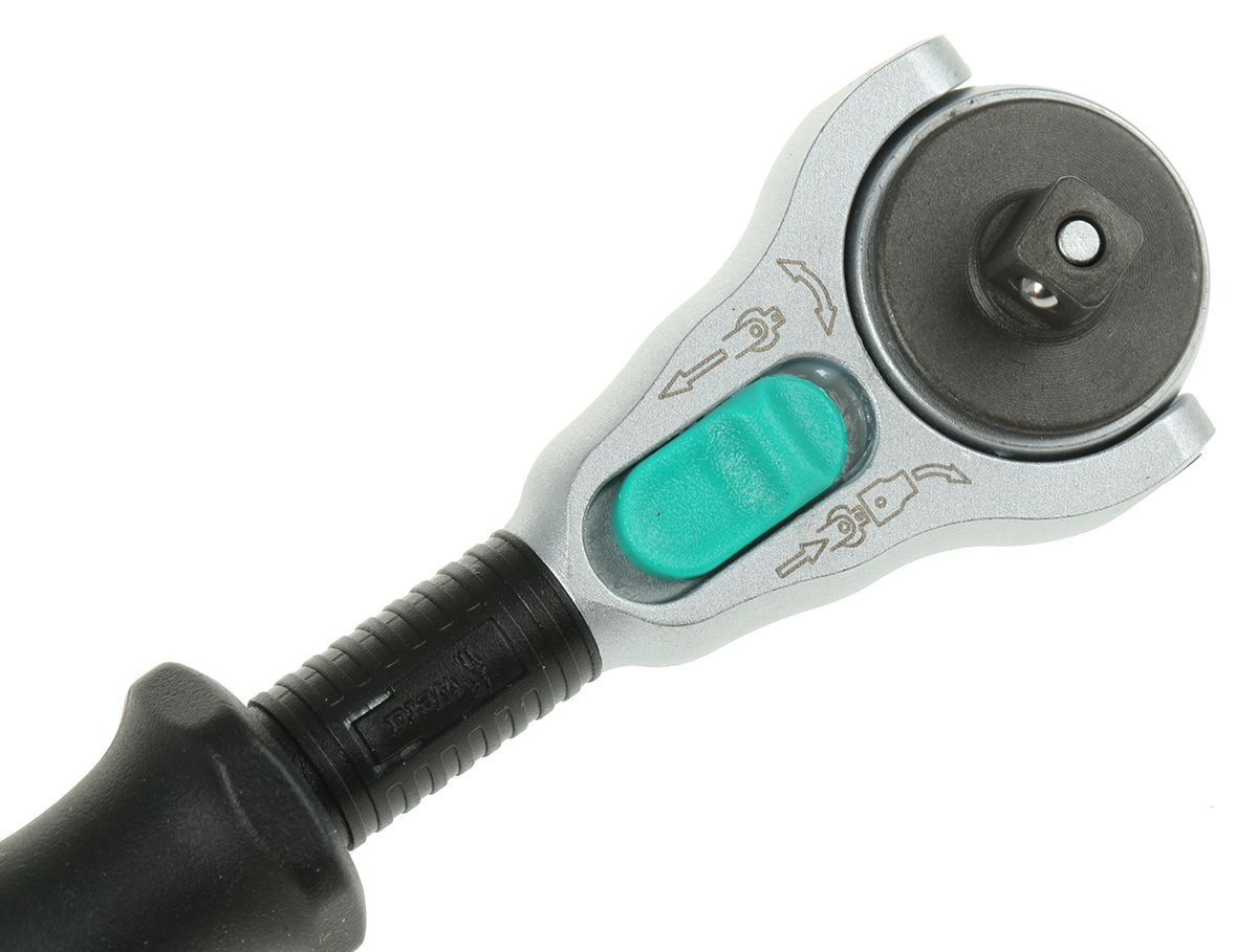05003500001 Wera Zyklop 1/4 in Ratchet with Ratchet Handle, 152mm Overall