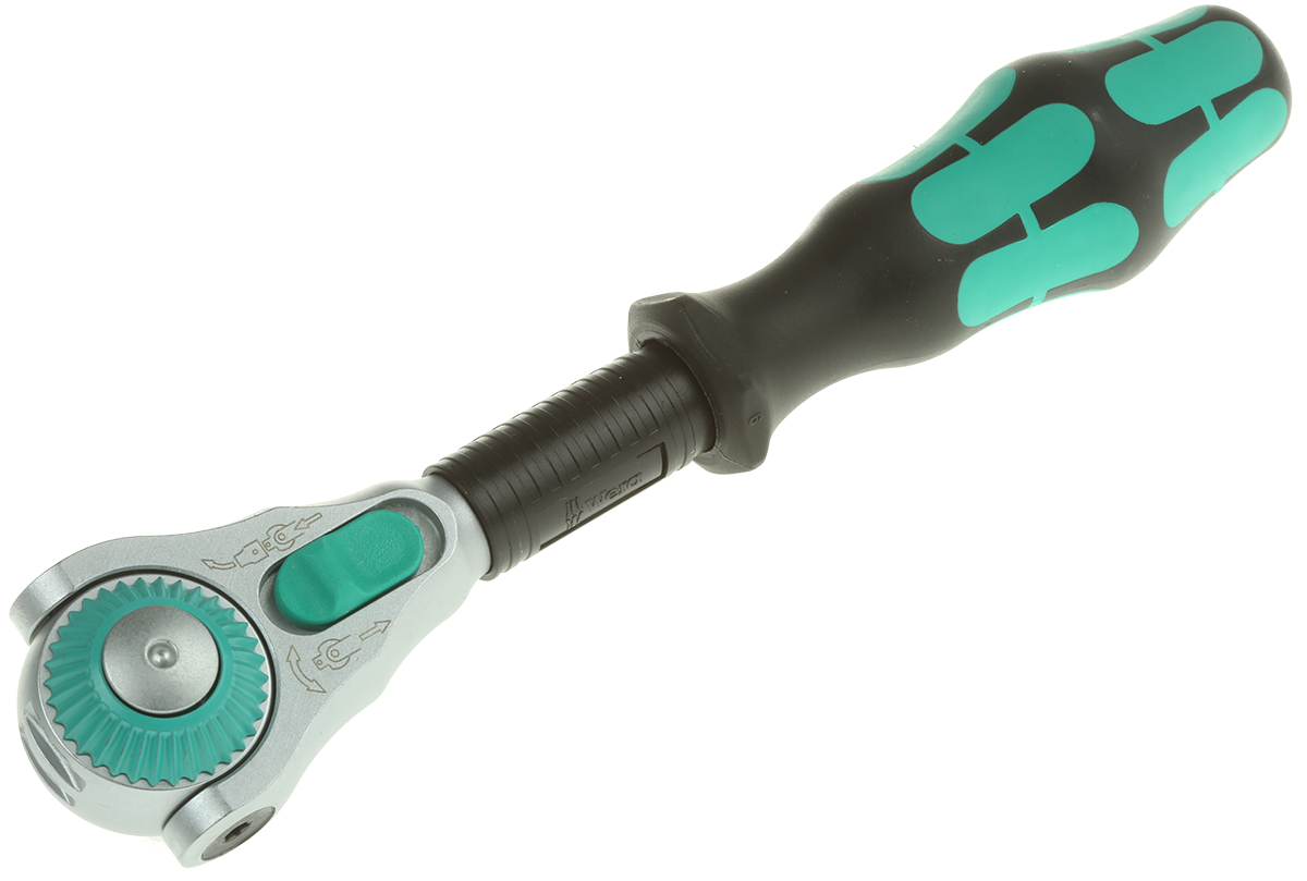 05003550001 Wera Zyklop 3/8 in Ratchet with Ratchet Handle, 199mm Overall