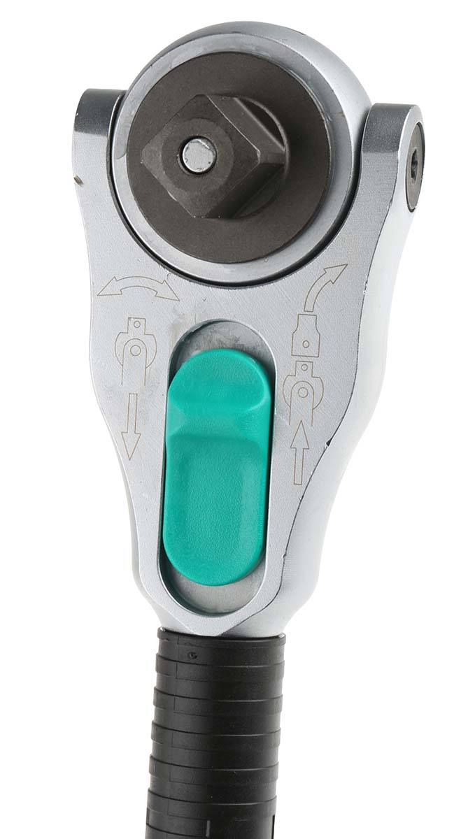 05003600001 Wera Zyklop 1/2 in Ratchet with Multi-Component Handle, 277mm Overall