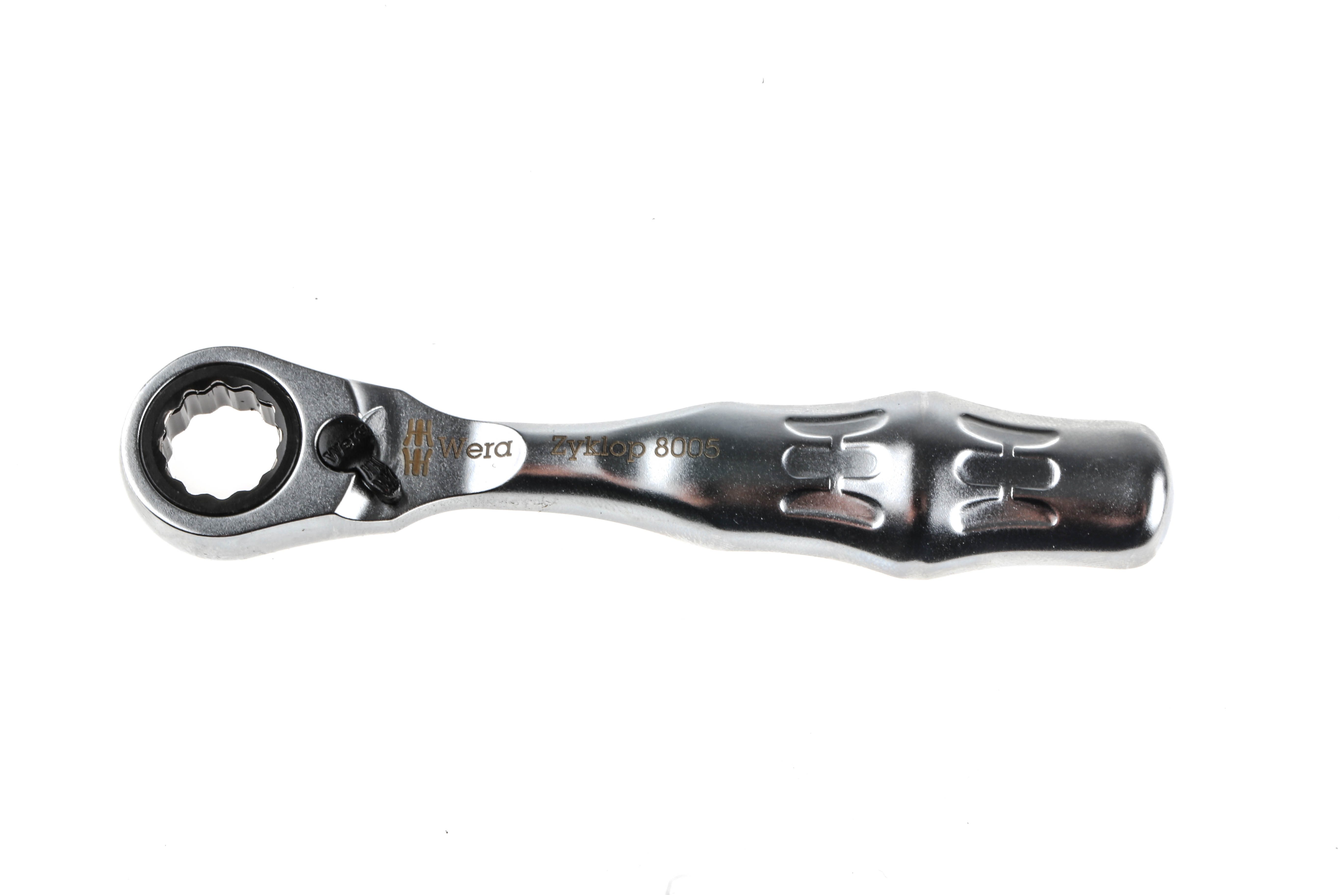 05003660001 Wera Zyklop Mini 2 1/4 in Ratchet with Ratchet Handle, 107mm Overall