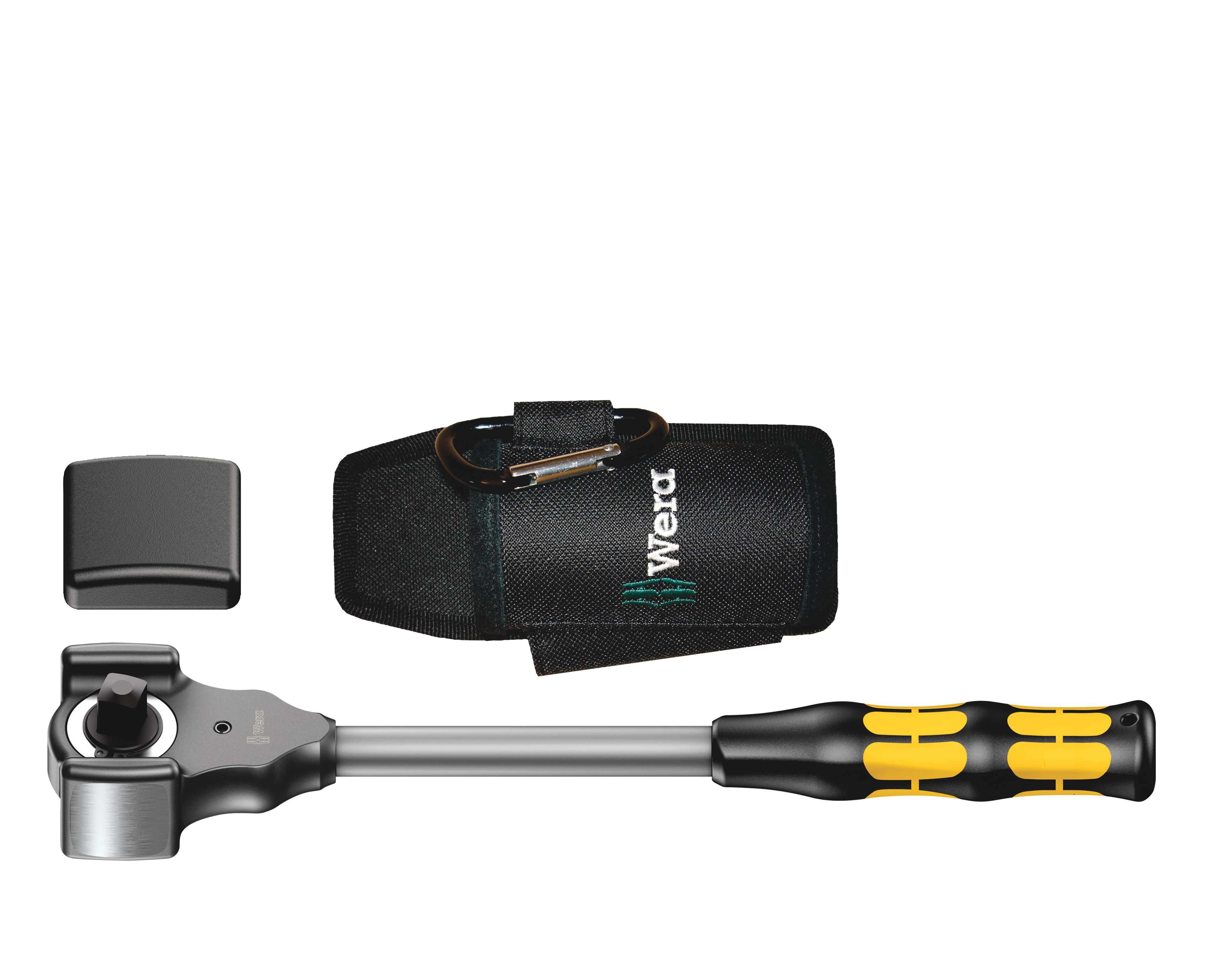 Wera Koloss 1/2 in Ratchet with Comfort Grip Handle, 341mm Overall