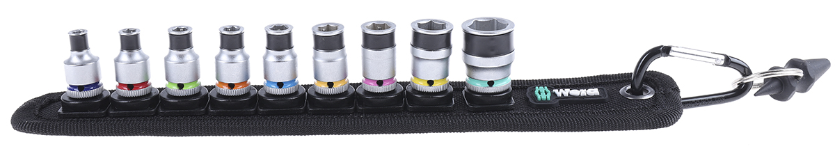 05003880001 Wera 12-Piece 1/4 in Hexagon Socket Set