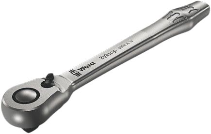 05004004001 Wera Zyklop 1/4 in Ratchet with Ratchet Handle, 141mm Overall