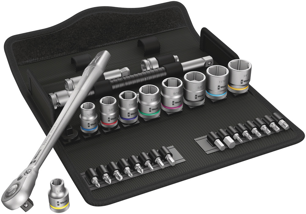 Wera 29-Piece 3/8 in Standard Ratchet Set