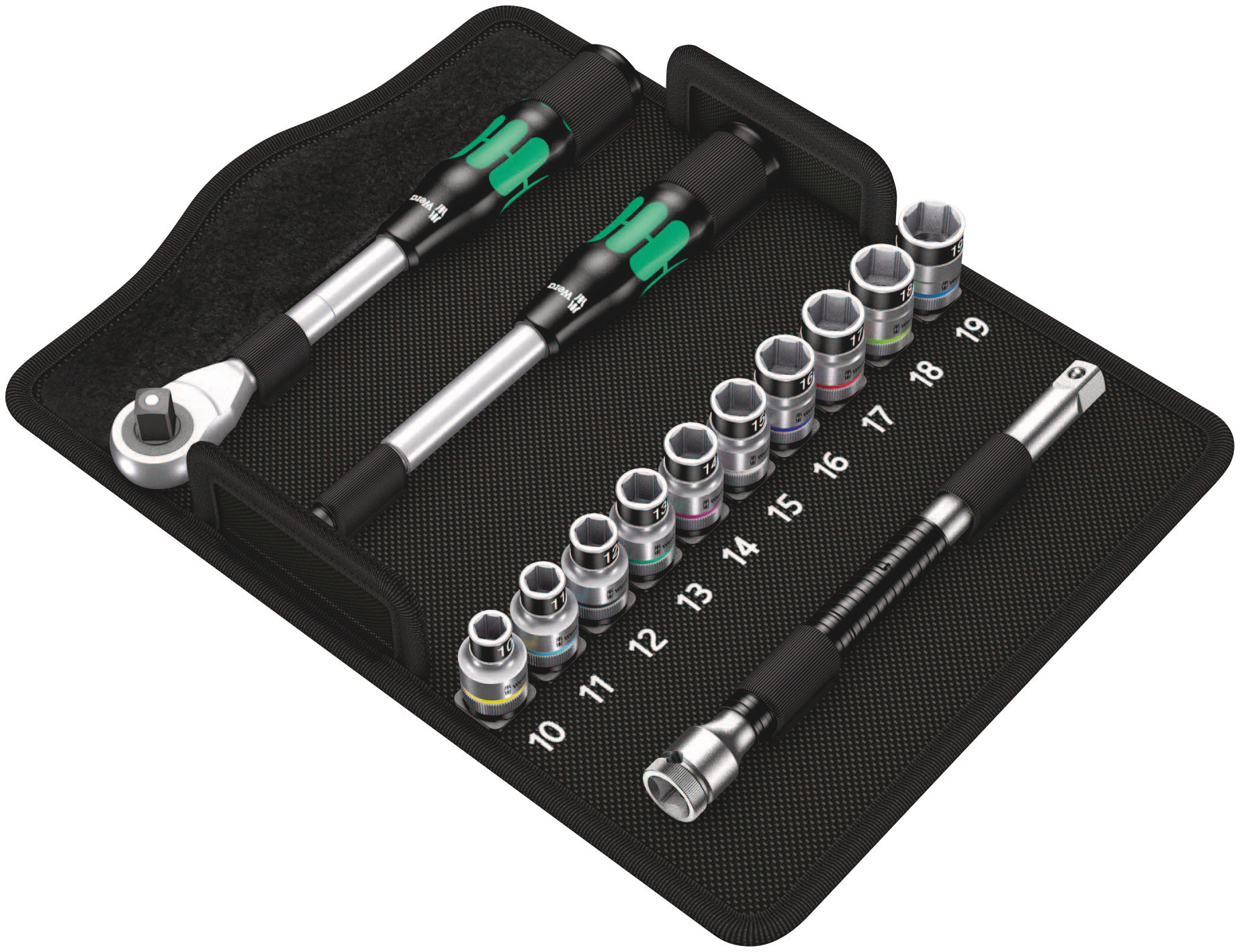 Wera 13-Piece 1/2 in 6 Point Socket Set