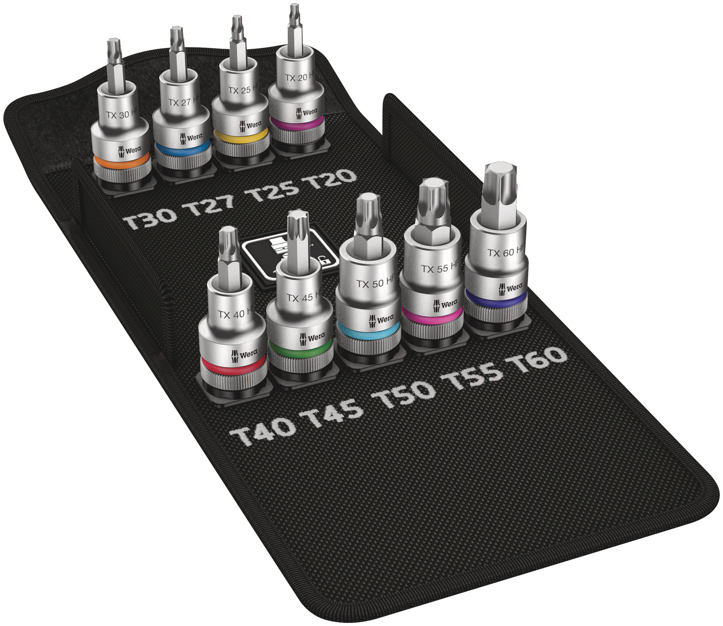 Wera 9-Piece 1/2 in Torx Socket Set