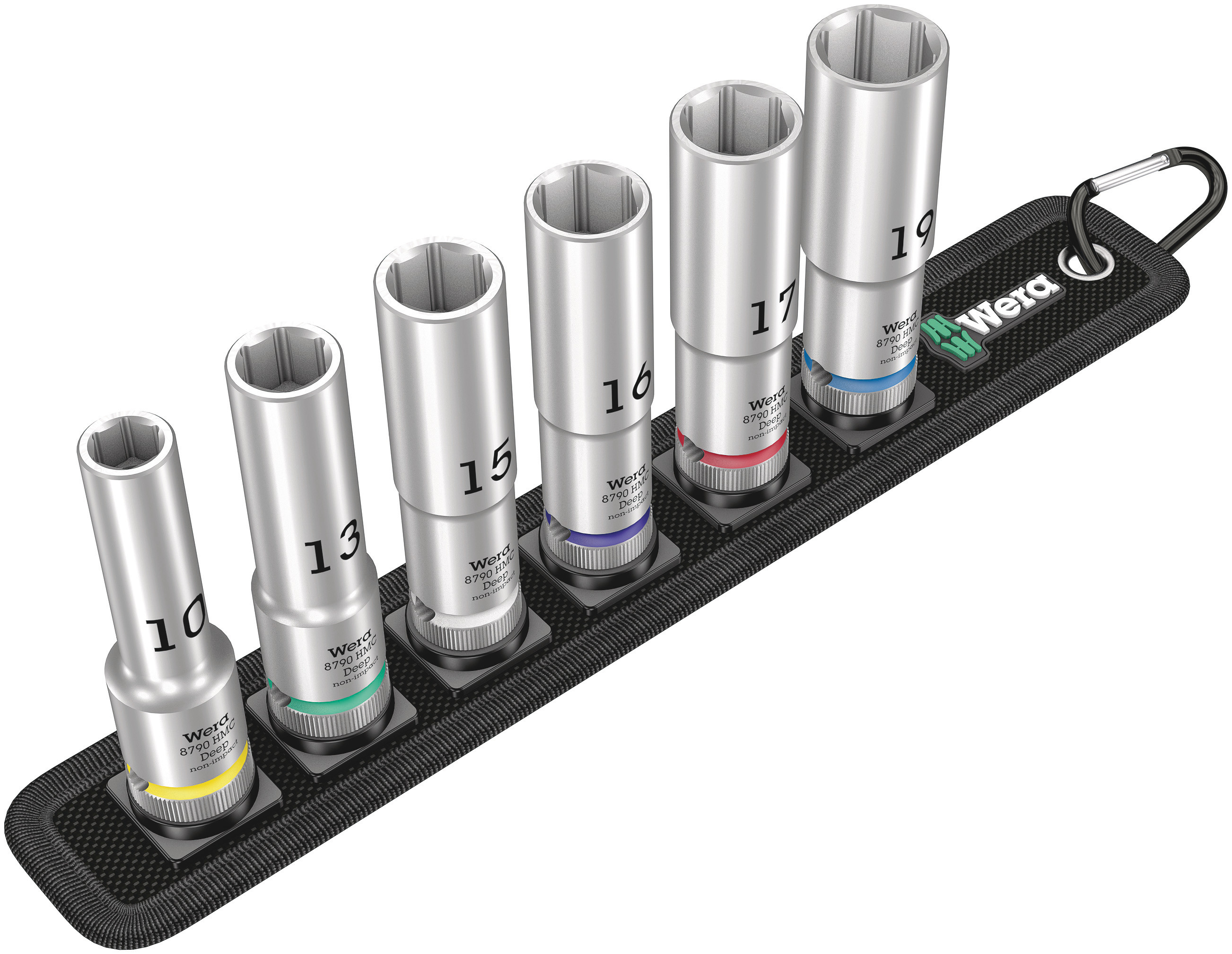 Wera 6-Piece 1/2 in Hexagonal Socket Set