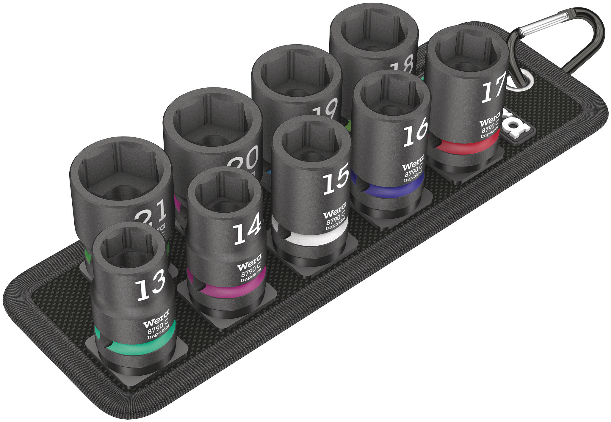 Wera 10-Piece 1/2 in Hexagonal Impact Socket
