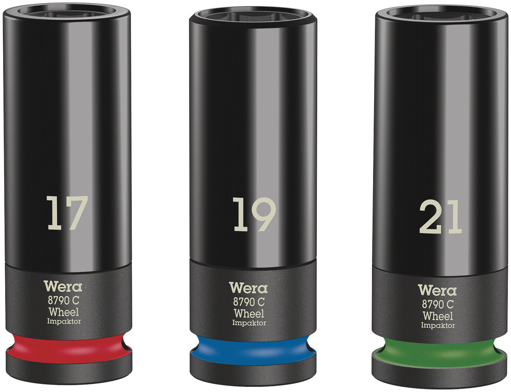 Wera 3-Piece 1/2 in Standard Socket Set