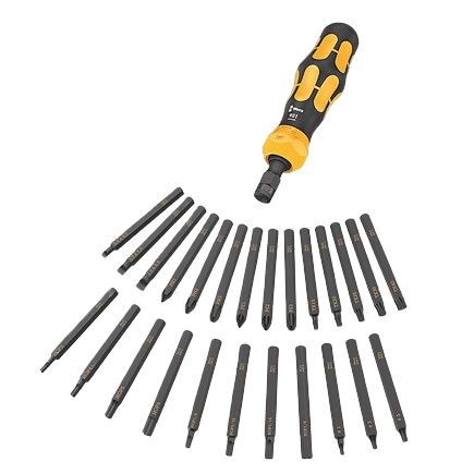 05018110001 Wera 19 piece Hexagon Impact Screwdriver & Bit Set