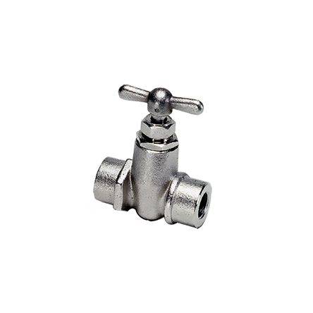 Legris Nickel Plated Brass Needle Valve Straight