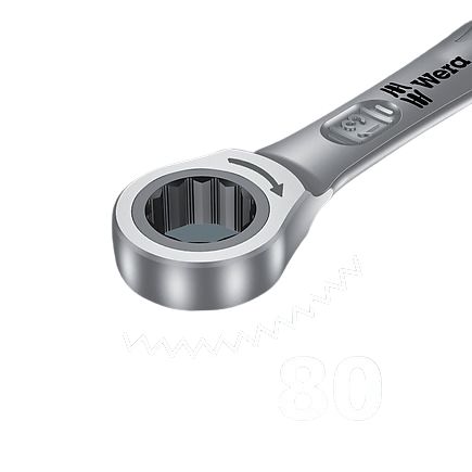 05020012001 Wera 8-Piece Spanner Set, 5/16 To 3/4 in, Chrome Molybdenum Steel