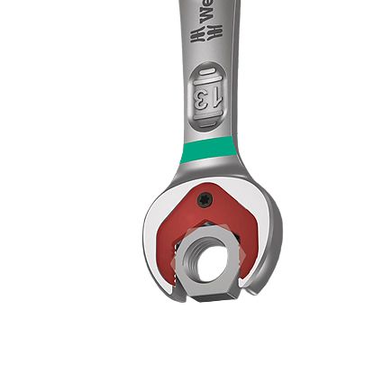 05020022001 Wera 6-Piece Spanner Set, 10 x 13 x 167 mm, 19 x 246 mm, 13 x 177 mm, 17 x 19 x 235 mm mm, 17 x 224 mm, 10 x 159 mm,