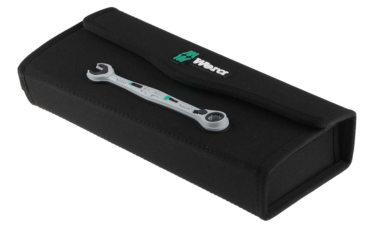 05020091001 Wera 11-Piece Spanner Set, 8 to 19 mm, Chrome Molybdenum Steel
