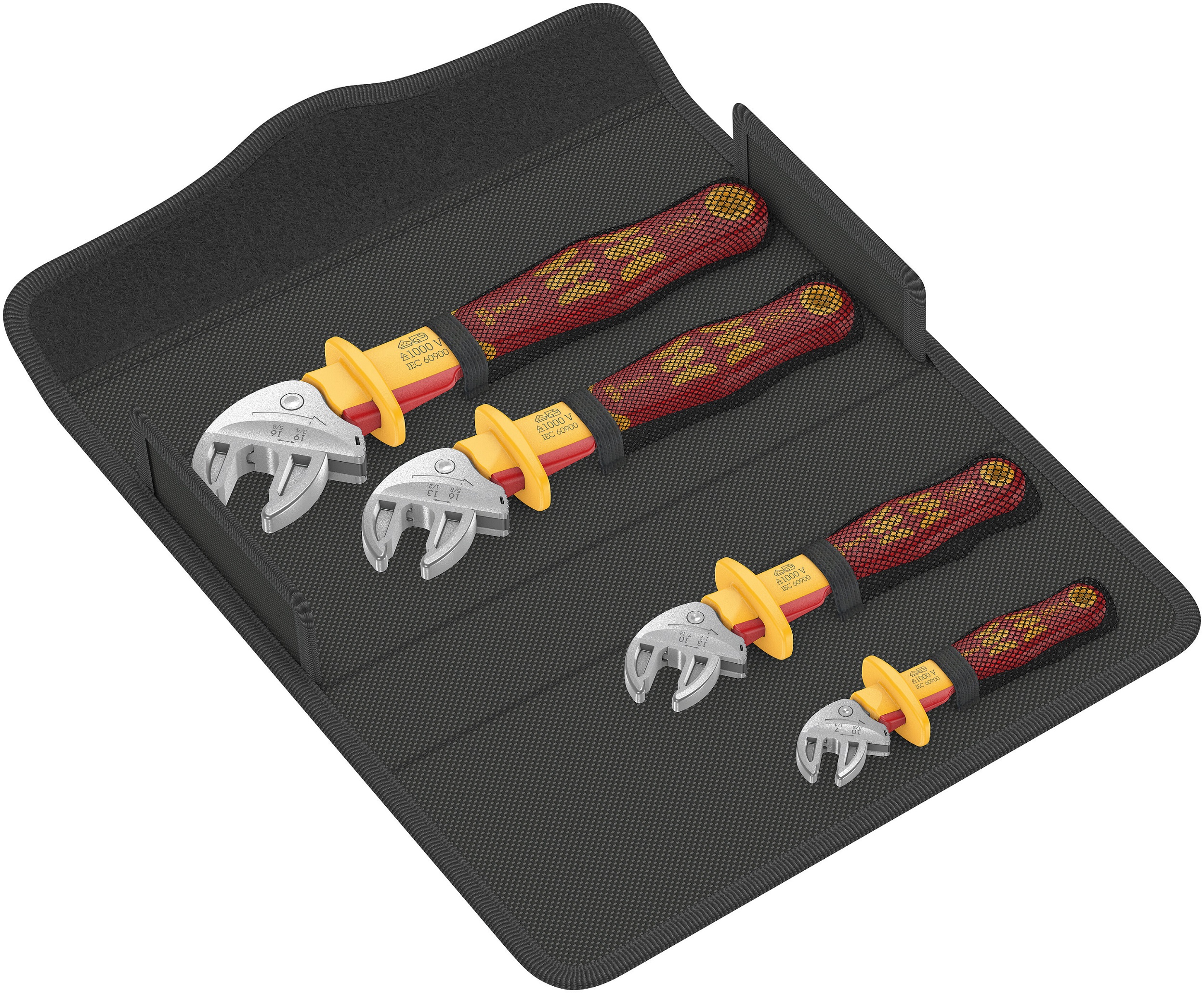 Wera 4-Piece Spanner Set, 0.75 VDE/1000V Approved