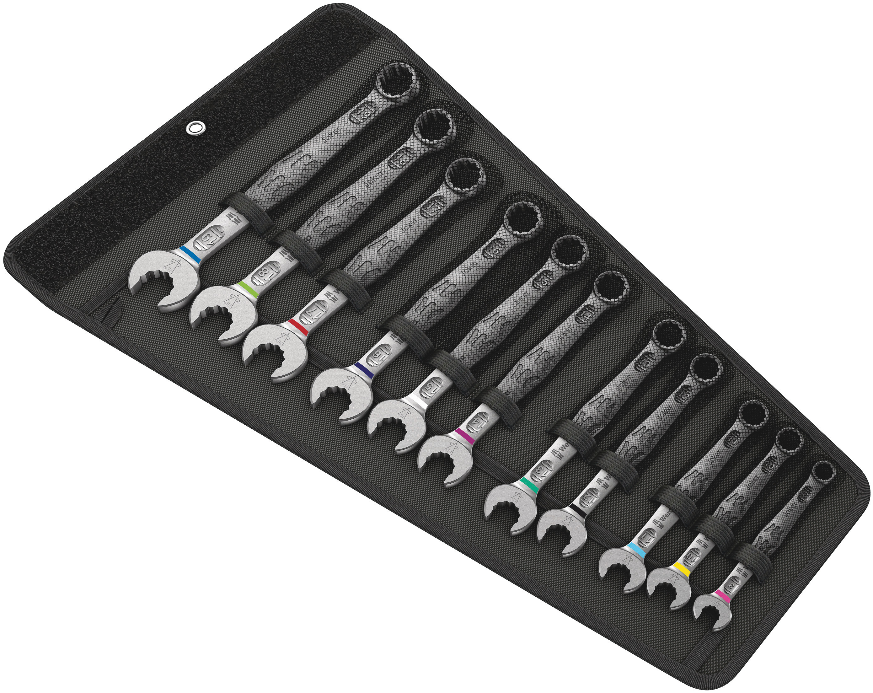 Wera 11-Piece Ring Spanner Set, 10 to 19 mm, Chrome Molybdenum Steel