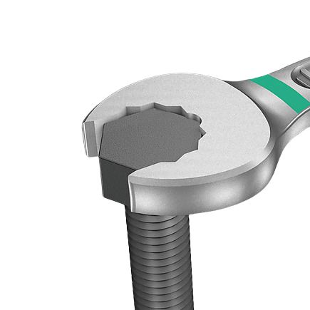 05020231001 Wera 11-Piece Ring Spanner Set, 10 to 19 mm, Chrome Molybdenum Steel