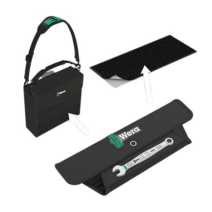 05020231001 Wera 11-Piece Ring Spanner Set, 10 to 19 mm, Chrome Molybdenum Steel