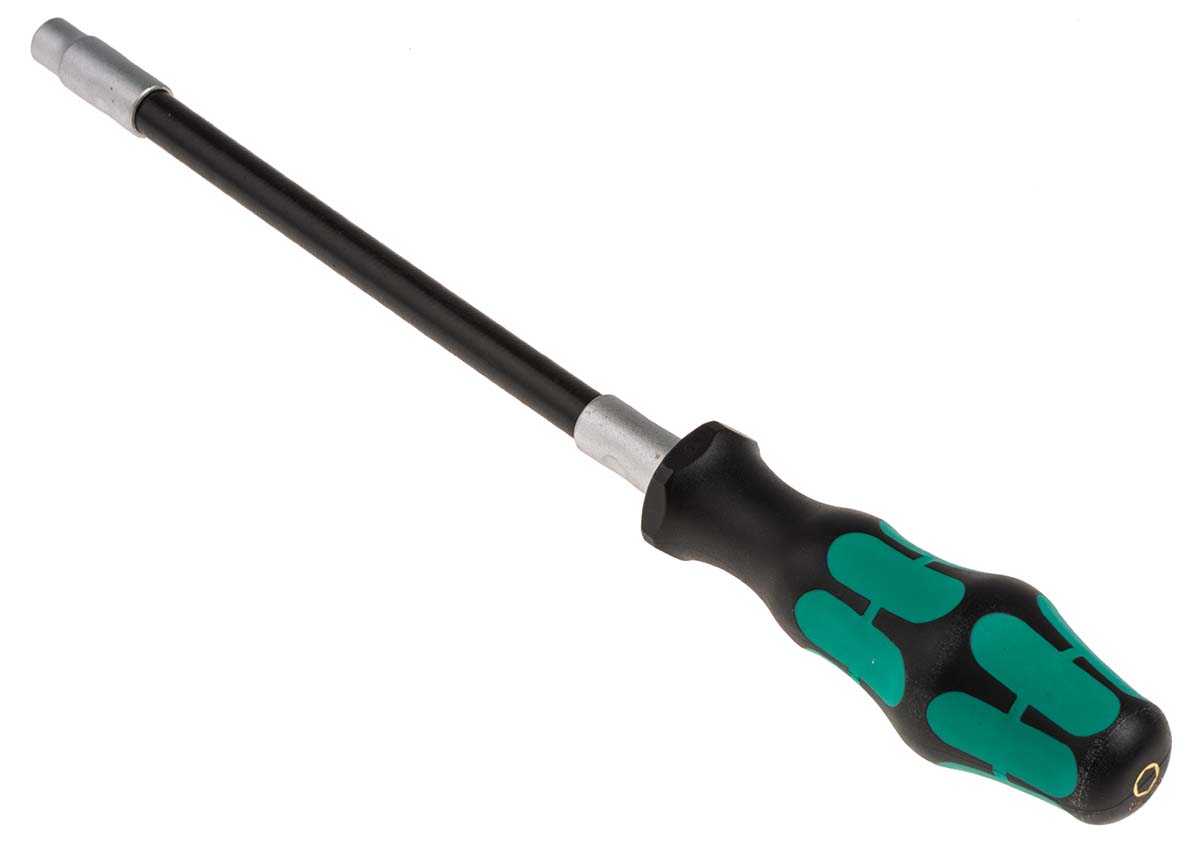 05028148001 Wera Hexagon Nut Driver, 6 mm Tip, 167 mm Blade, 265 mm Overall