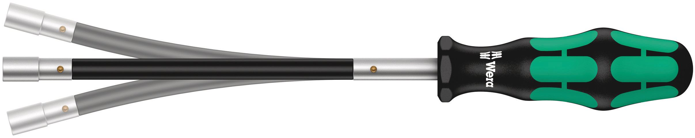 Wera Hexagon Screwdriver, 7 mm Tip, 167 mm Blade, 265 mm Overall