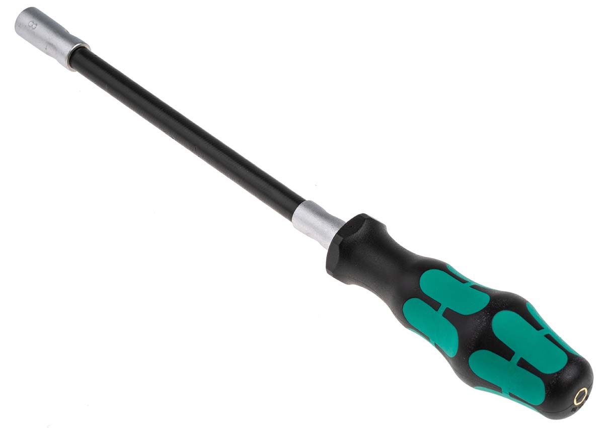 05028152001 Wera Hexagon Nut Driver, 8 mm Tip, 167 mm Blade, 265 mm Overall