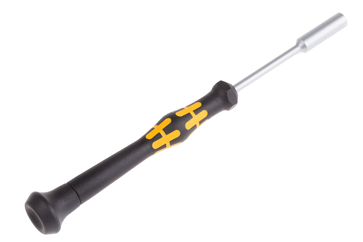 05030150001 Wera Hexagon Nut Driver, 5 mm Tip, 60 mm Blade, 157 mm Overall