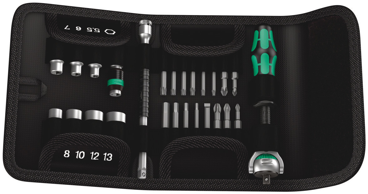 Wera 26-Piece 1/4 in Hexagon Socket Set