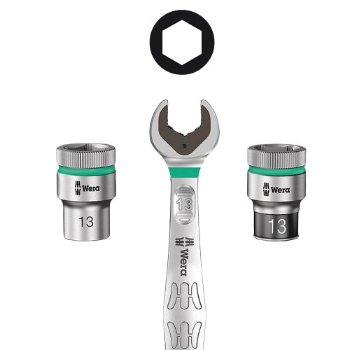 05051045001 Wera 26-Piece 1/4 in Hexagon Socket Set