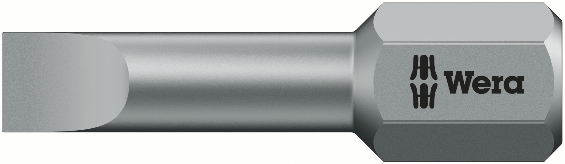 Wera Screwdriver Bit, Hex Drive, 25 mm Overall 1-Piece
