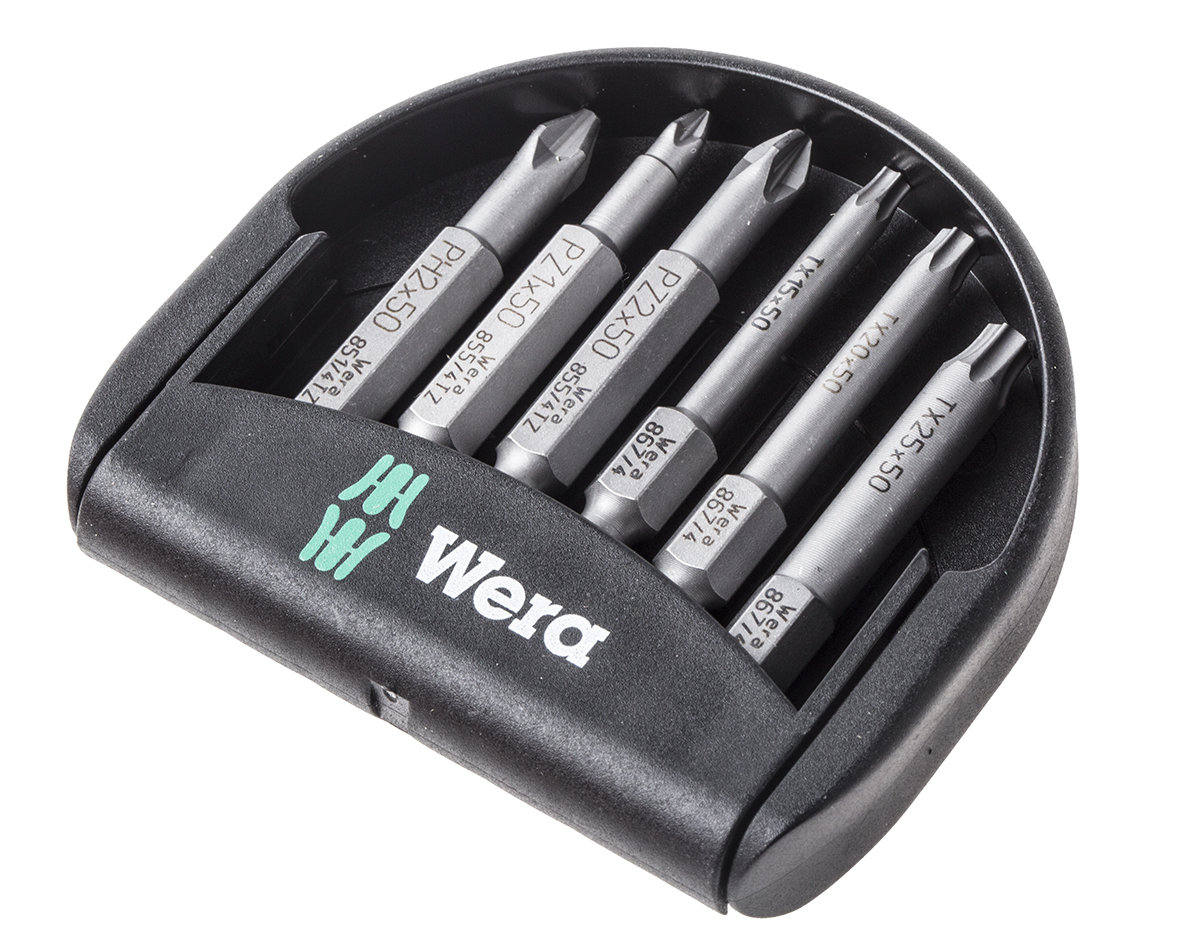05056473001 Wera Hex, Phillips, Pozidriv, Torx 6 Pieces