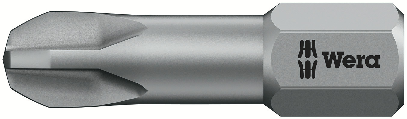 Wera Screwdriver Bit, 25 mm Tip, PH3 Tip 1-Piece