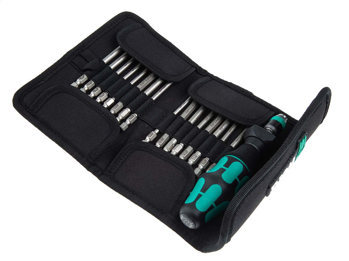 05059293001 Wera Torque Screwdriver Hexagon, Hex-Plus, Phillips, Pozidriv, Slotted, Torx Torque Screwdriver & Bit Set, 1.2 To 3 Nm,