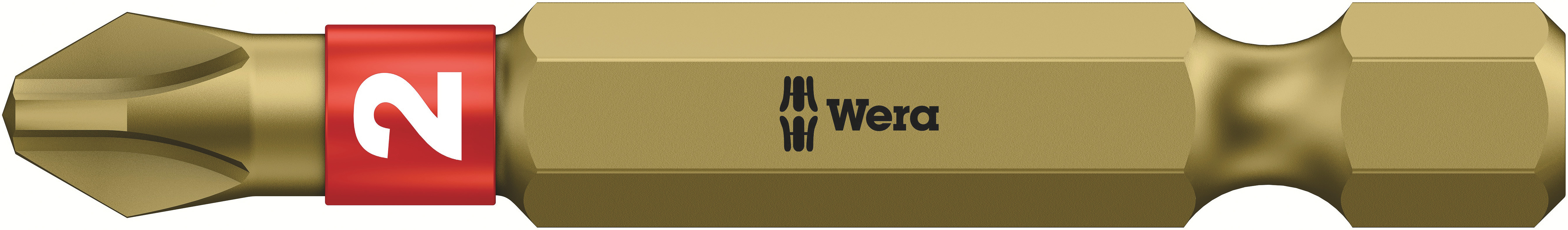 Wera Screwdriver Bit, 50 mm Tip, PH2 Tip 1-Piece