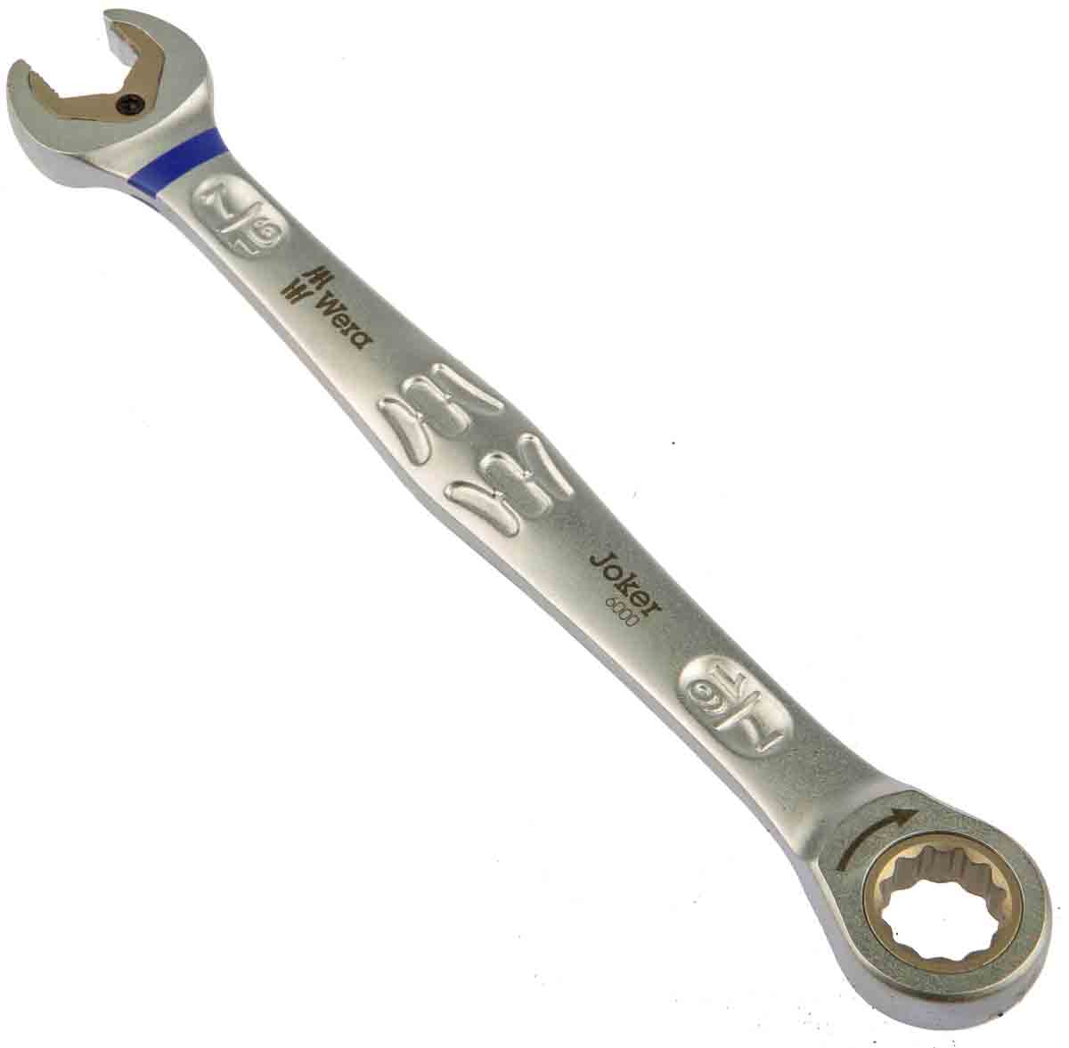 05073295001 Wera 4-Piece Spanner Set, 7/16 to 3/4 in, Chrome Molybdenum Steel