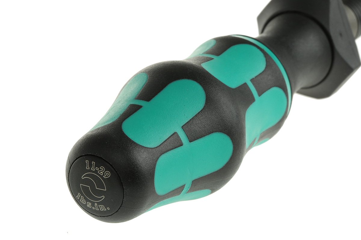 05074711001 Wera Adjustable Torque Screwdriver, 11 To 29 in. lbs, 1/4 in Drive, ±6 % Accuracy