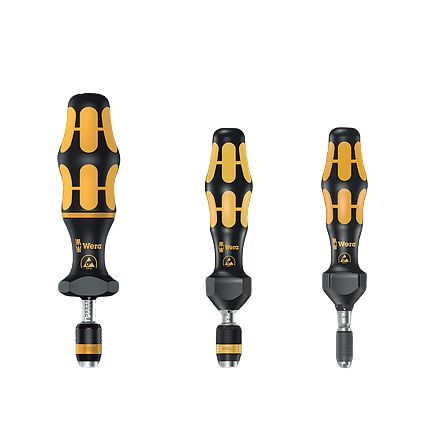 05074730001 Wera Adjustable Torque Screwdriver, 0.3 To 1.2 Nm, 1/4 in Drive ESD Safe, ±6 % Accuracy