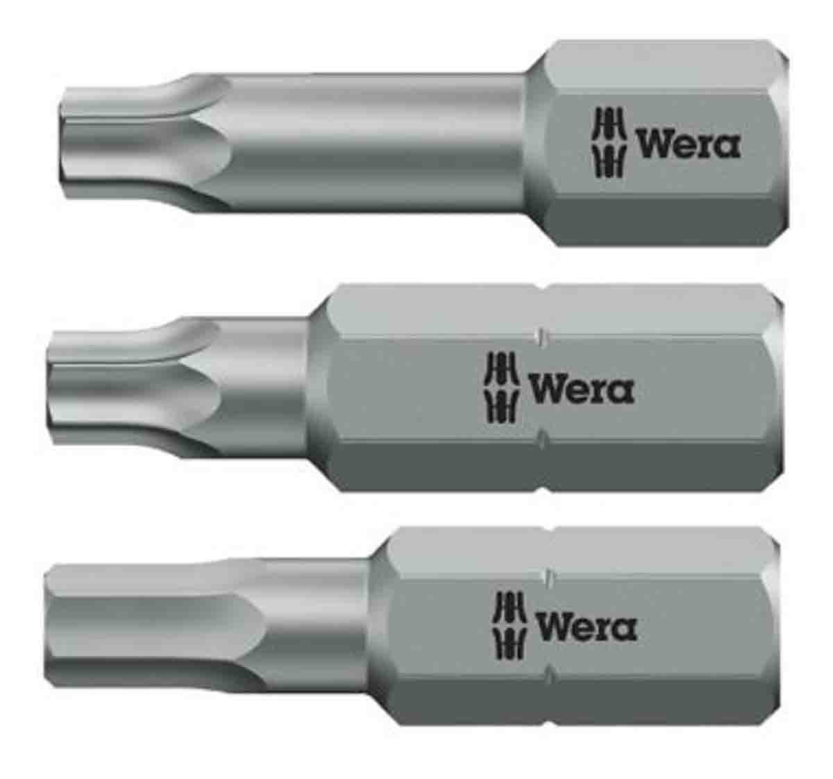 05074738001 Wera Torque Screwdriver Hex-Plus, Slotted, Torx, Torx Plus Torque Screwdriver & Bit Set, 0.3 to 3 Nm, 1/4 in Drive, ±6 %